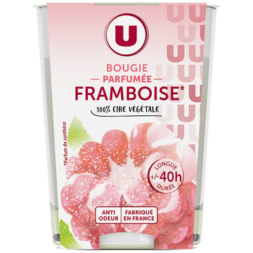 U Bougie parfumée framboise 150g