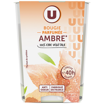 U Bougie parfumée ambre (150g)