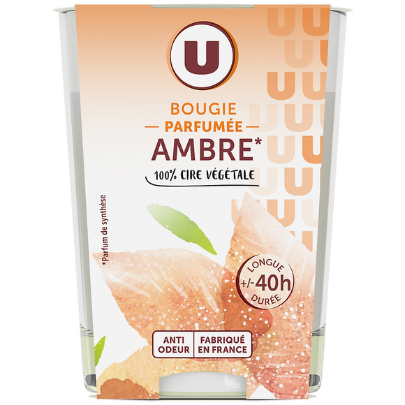 U Bougie parfumée ambre (150g)