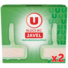 U Bloc wc U solide javel 2x40g
