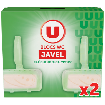 U Bloc wc U solide javel 2x40g