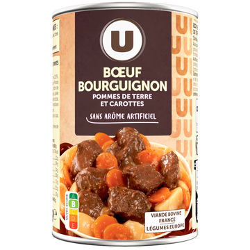U Boeuf bourguignon  boîte de 400g