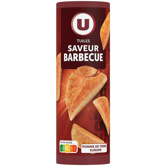 U Tuiles goût barbecue 170g