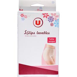 U TOUT PETITS Lot de 5 slips maille filet tu