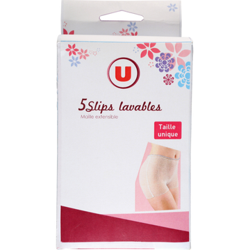 U TOUT PETITS Lot de 5 slips maille filet tu