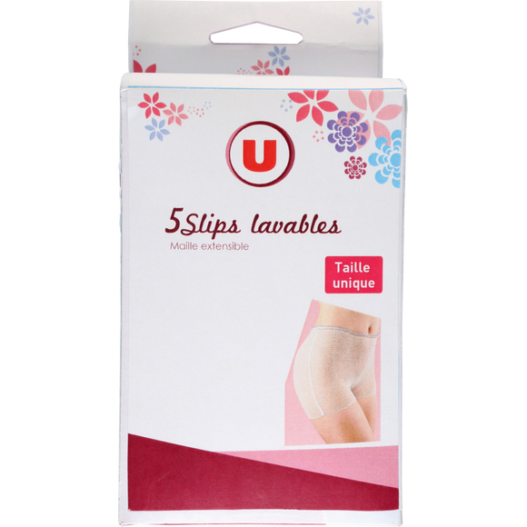 U TOUT PETITS Lot de 5 slips maille filet tu