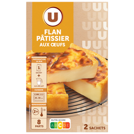 U Préparation pour flan patissier aux oeufs  paquet de 720g