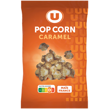 U Pop Corn caramel paquet de 100g