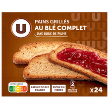 U Pain grillé au blé complet 500g