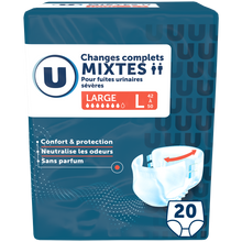 U Change incontinence complet adulte - taille L -, x20