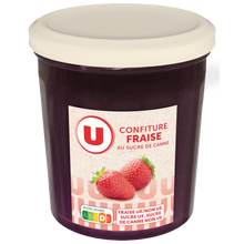 U Confiture de fraises 370g