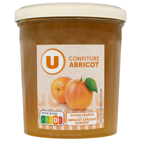 U Confiture d'abricots, 370g