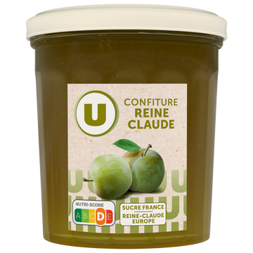 U Confiture de reine Claude  370g