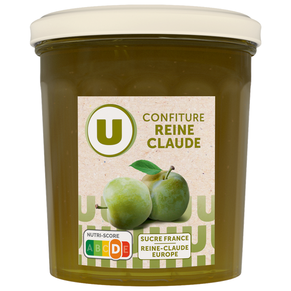 U Confiture de reine Claude  370g