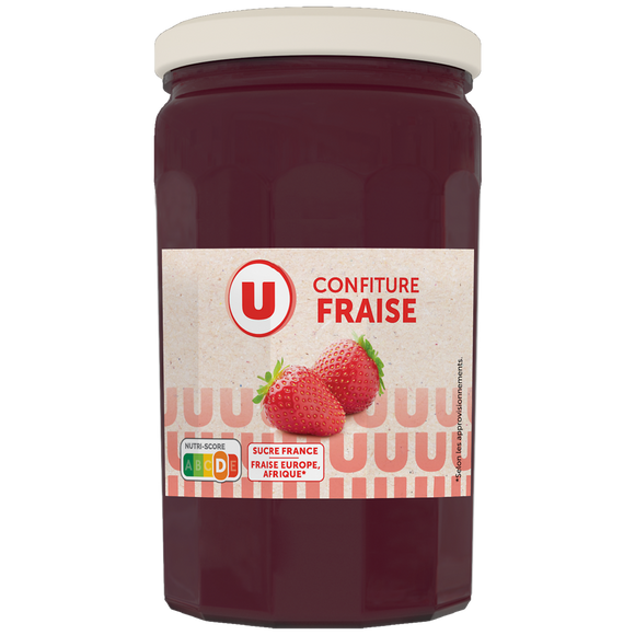 U Confiture fraise 750g