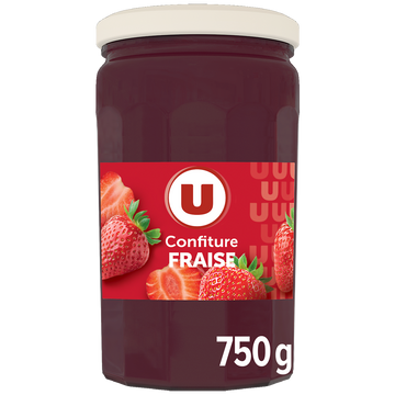 U Confiture fraise 750g