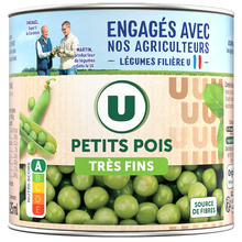 U Petits pois très fins - Boîte de 280g net égoutté