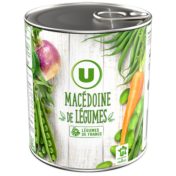 U Macédoine de légumes - Boîte 530g