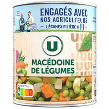 U Macédoine de légumes - Boîte 530g