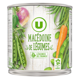 U Macédoine de légumes - Boîte 265g