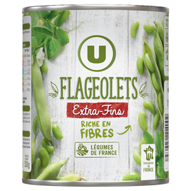 U Flageolets verts extra-fins - Boîte 530g