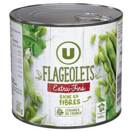 U Flageolets verts extra-fins - Boîte 265g