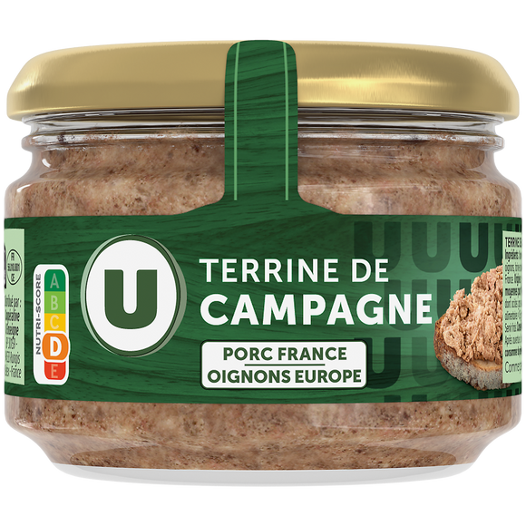 U Paté de campagne  verrine de 180g