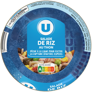 U Salade de riz au thon  boîte de 250g
