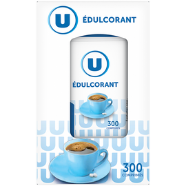 U Edulcorant de table  boîtier de 300 comprimés,16g