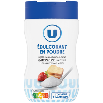 U Edulcorant de table en poudre  bocal de 75g