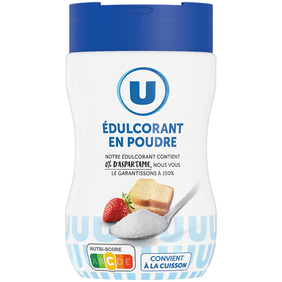 U Edulcorant de table en poudre  bocal de 75g