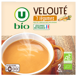 U BIO Soupe Velouté 7 légumes - 2 briques de 30cl