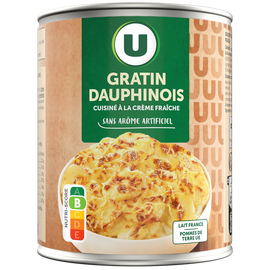 U Gratin dauphinois  boite de 4/4, 850g
