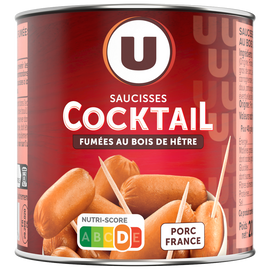 U Saucisses cocktail  boîte de 1/4
