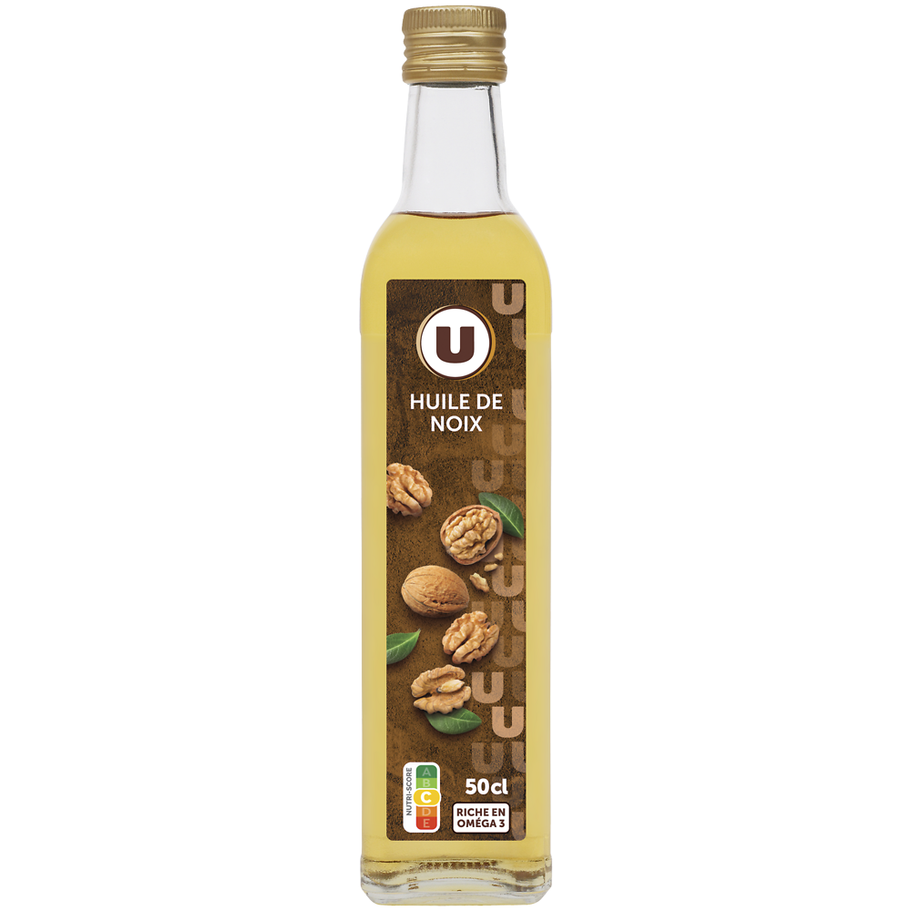 U Huile de noix  bouteille de 50cl