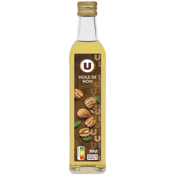 U Huile de noix  bouteille de 50cl