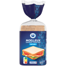 U Pain de mie sandwich Nature 825g