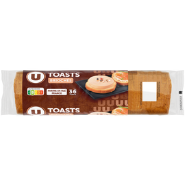 U Toasts ronds briochés spécial foie gras  250g