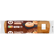 U Toasts ronds briochés spécial foie gras 250g