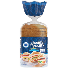 U Pain de mie sandwich nature  550g