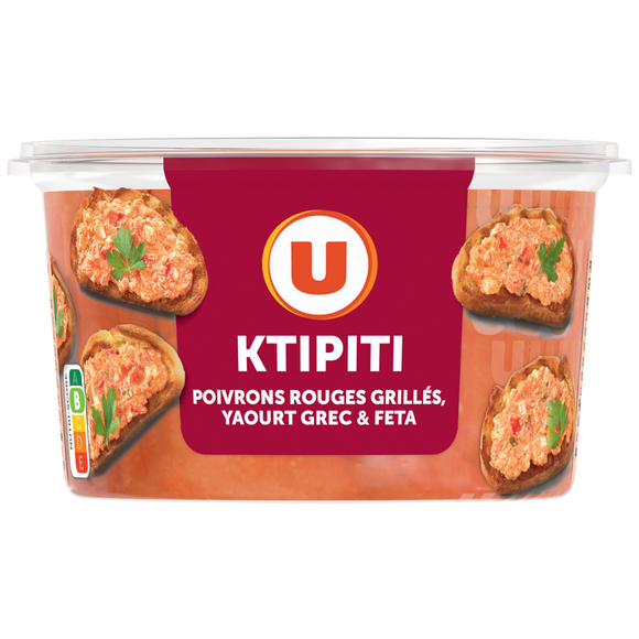U Ktipiti à base de fromage frais et poivron rouge grillé 200g