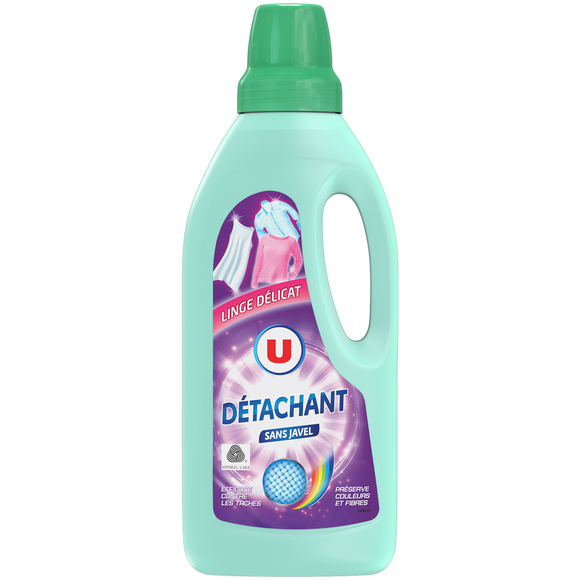 U Détachant avant lavage sans javel  flacon de 2l
