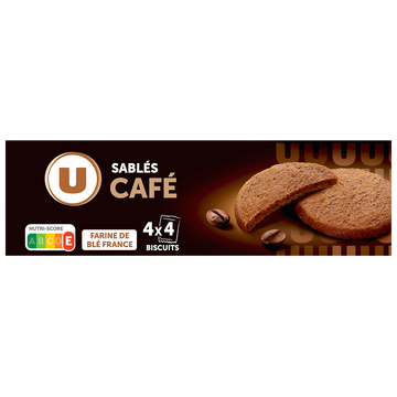 U Sablés café U, étui 120g