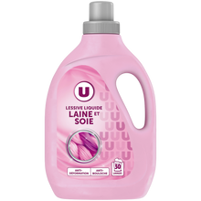 U Lessive liquide - Soin Laine et linges délicats - 30 lavages - 1.5 l