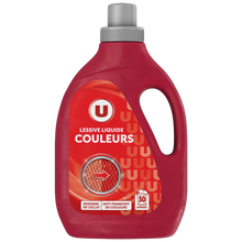 U Lessive liquide - Soin couleurs - 30 lavages - 1.5 l