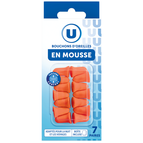 U Protection auditive en mousse, x14