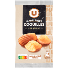 U Madeleines coquilles pur beurre - 330g