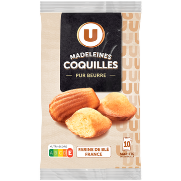 U Madeleines coquilles pur beurre - 330g