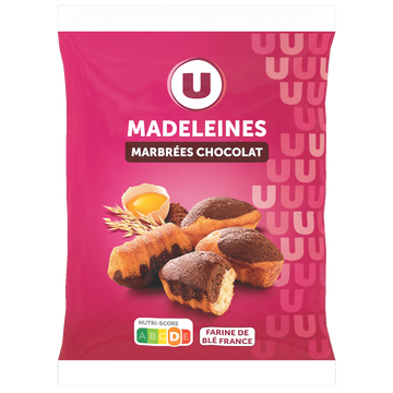 U Madeleines marbrées - 400g