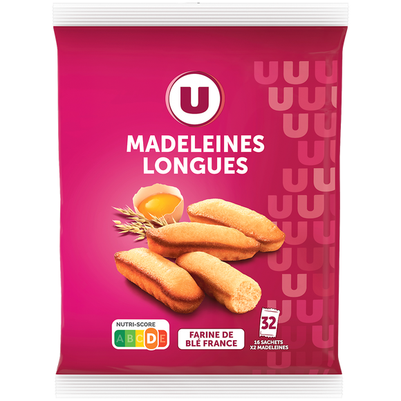 U Madeleines longues - 2x220g